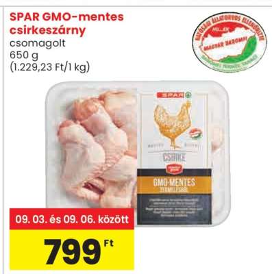 SPAR GMO-mentes csirkeszárny