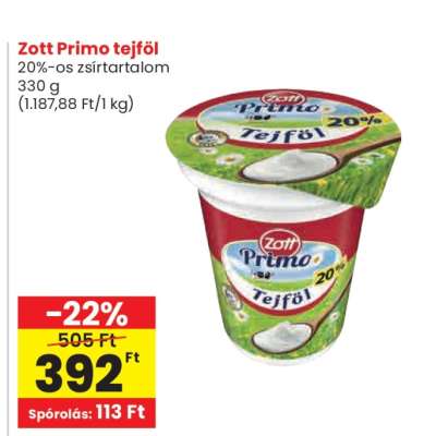 Zott Primo Tejföl