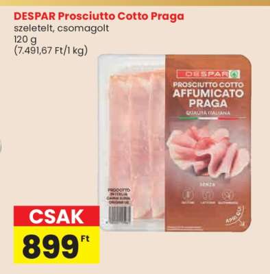 DESPAR Prosciutto Cotto Praga