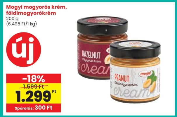 Mogyi mogyorós krém, földimogyorókrém
