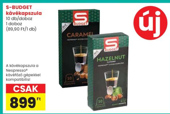 S-BUDGET kávékapszula