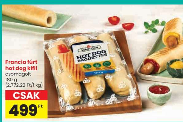 Francia Fúrt Hot-Dog Kifli