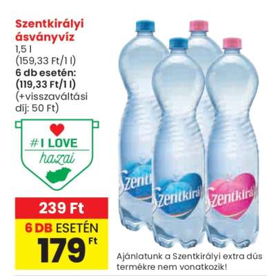 SZENTKIRÁLYI Ásványvíz