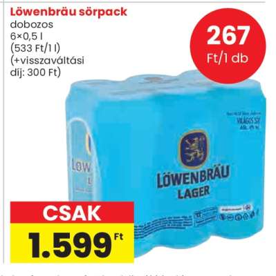 Löwenbräu sörpack