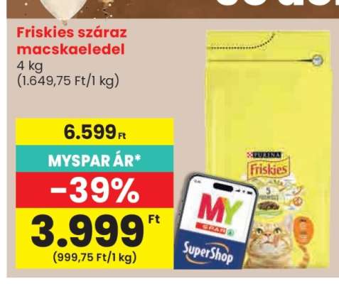 FRISKIES Száraz macskaeledel*
