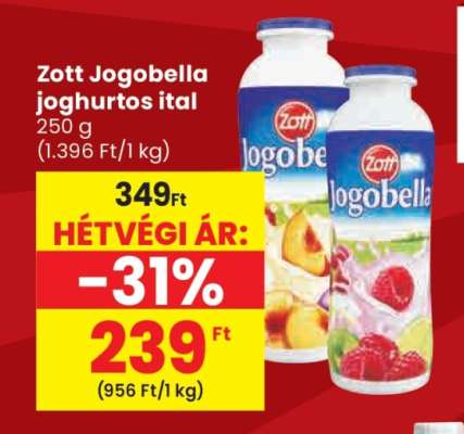 Zott Jogobella joghurtos ital