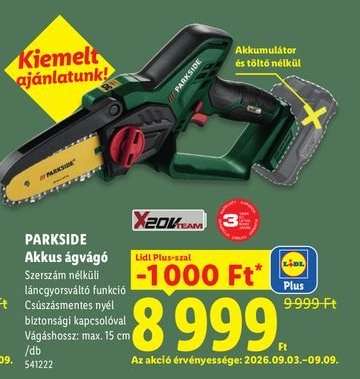 PARKSIDE Akkus ágvágó