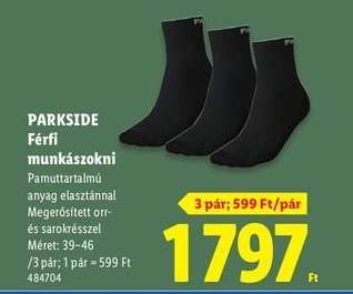 PARKSIDE Férfi munkazokni
