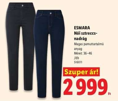 esmara Női sztreccsnadrág