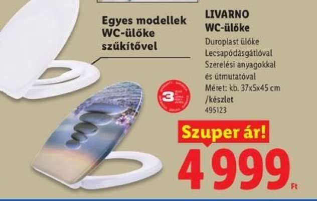 Livarno WC-ülőke
