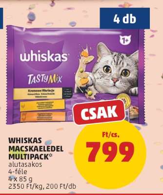 Whiskas Macskaeledel Multipack