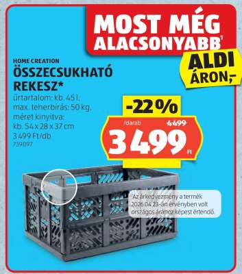 Összecsukható Rekesz