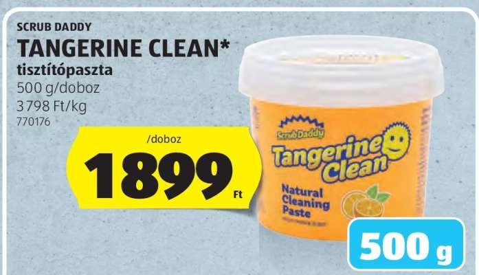 SCRUB DADDY TANGERINE CLEAN tisztítópasta