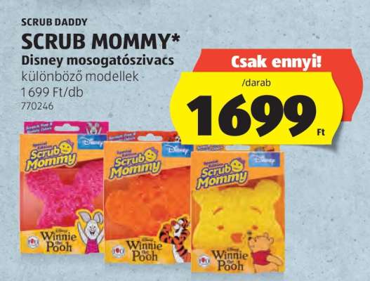 SCRUB MOMMY Disney mosogatószivacs