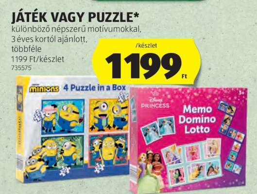 Játék vagy Puzzle