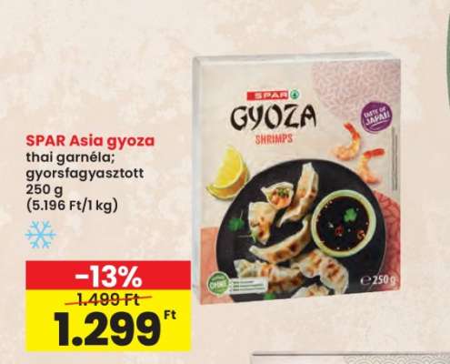 SPAR Asia gyoza