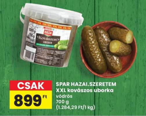 SPAR HAZAI.SZERETEM XXL kovászos uborka