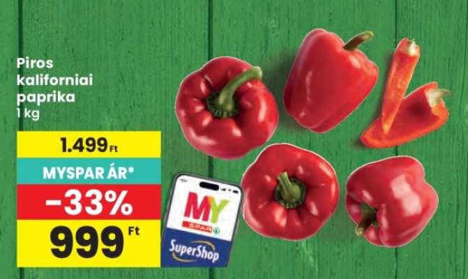 Piros Kaliforniai Paprika