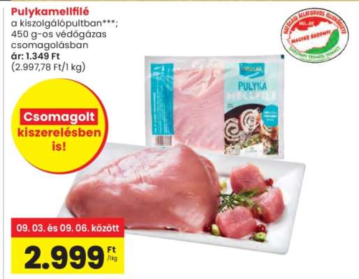 Pulykamellfilé