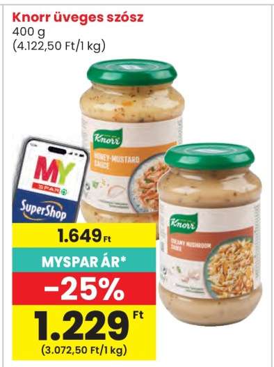Knorr üveges szósz