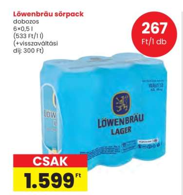 Löwenbräu sörpack