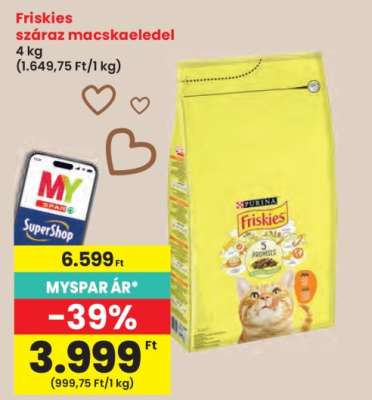 FRISKIES Száraz macskaeledel*