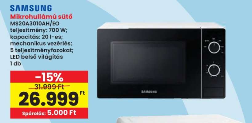 SAMSUNG Mikrohullámú sütő
