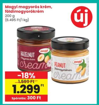 Mogyi mogyorós krém, földimogyorókrém