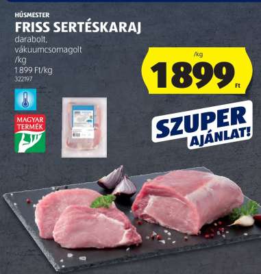 Friss sertéskaraj