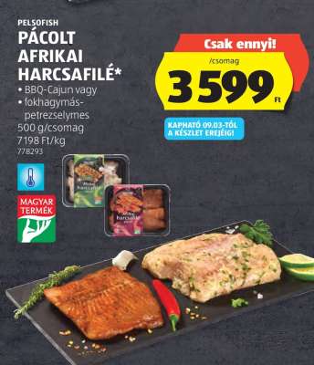 PELSOFISH PÁCOLT AFRIKAI HARCSAFILÉ