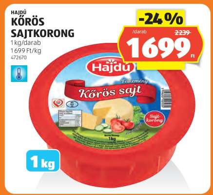Hajdú Körös sajtkorong