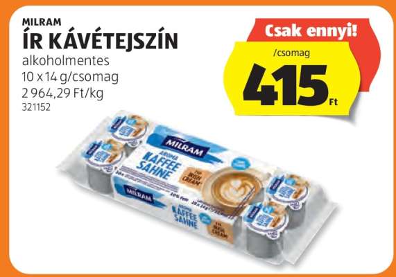 Milram Ír Kávétejszín