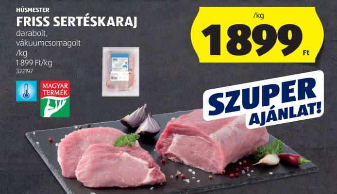 Friss sertéskaraj