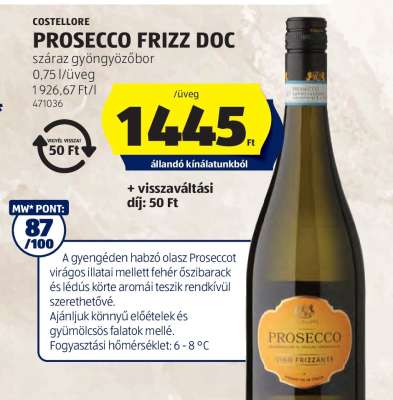 Costellore Prosecco Frizz DOC
