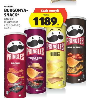 PRINGLES BURGONYA-SNACK