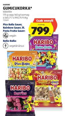 HARIBO GUMICUKORKA