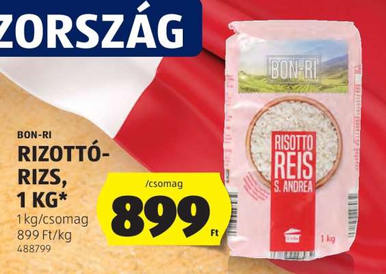 BON-RI Rizottó Rizs, 1 kg