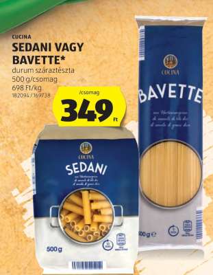 Cucina Sedani vagy Bavette