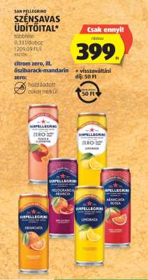 San Pellegrino szénsavas üdítőital