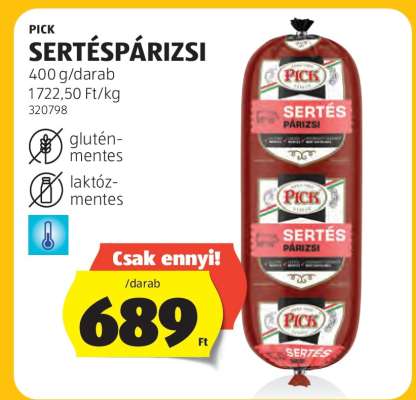 PICK Sertéspárizsi