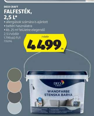 DECO CRAFT FALFESTÉK, 2,5 L