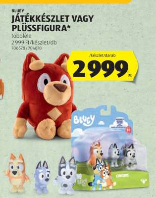 BLUEY JÁTÉKKÉSZLET VAGY PLÜSSFIGURA