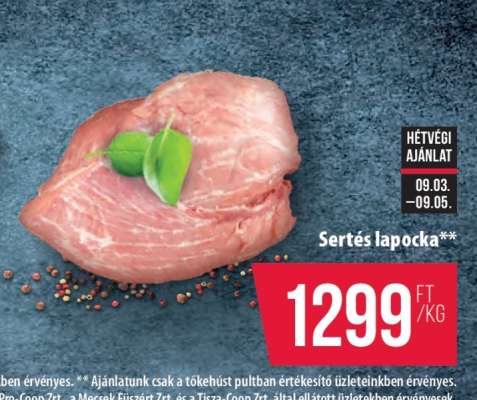 Sertés Lapocka