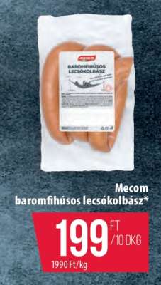 Mecom baromfihúsos lecsókolbász