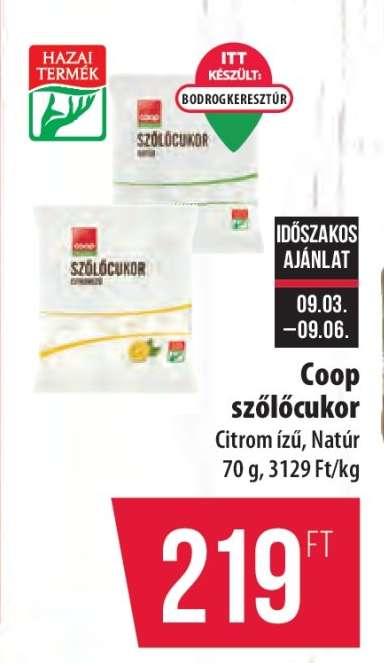 Coop szőlőcukor