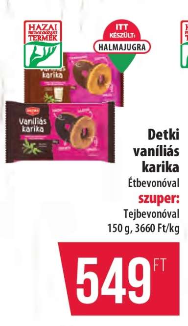 Detki Vaníliás Karika
