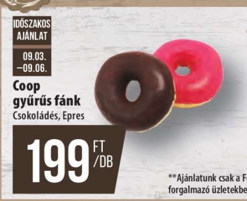 Coop gyűrűs fánk