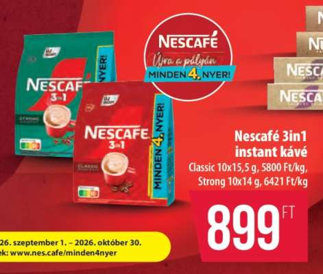 NESCAFÉ 3in1 instant kávé