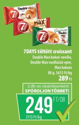 7DAYS töltött croissant