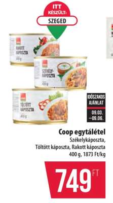 Coop egytálétel